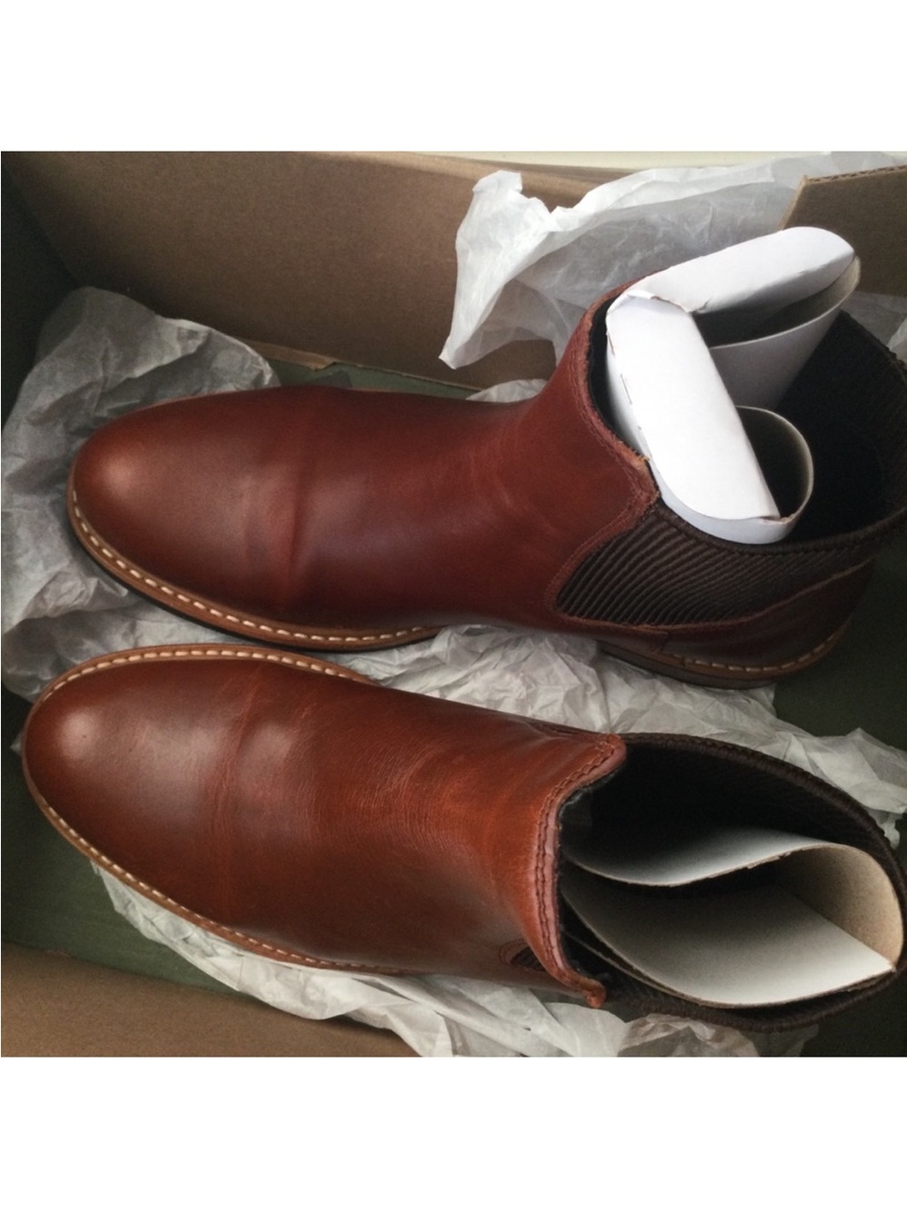 NISOLO Carmen Chelsea Leather Boots NIB - Picture 6 of 13